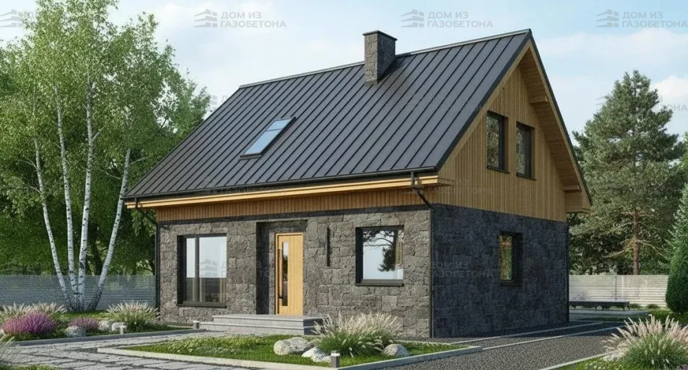 Проект Двухэтажный дом 10 на 9, 117 м2