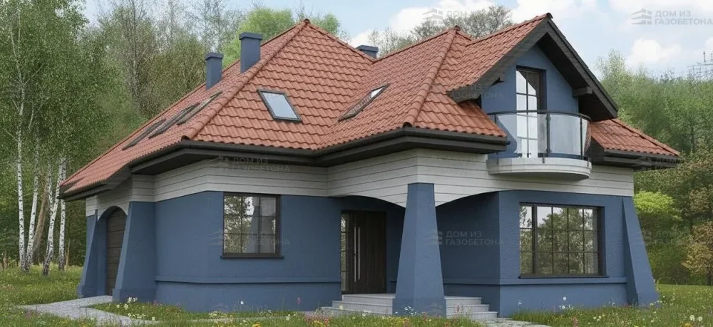 Проект Двухэтажный дом 10 на 17, 173 м2