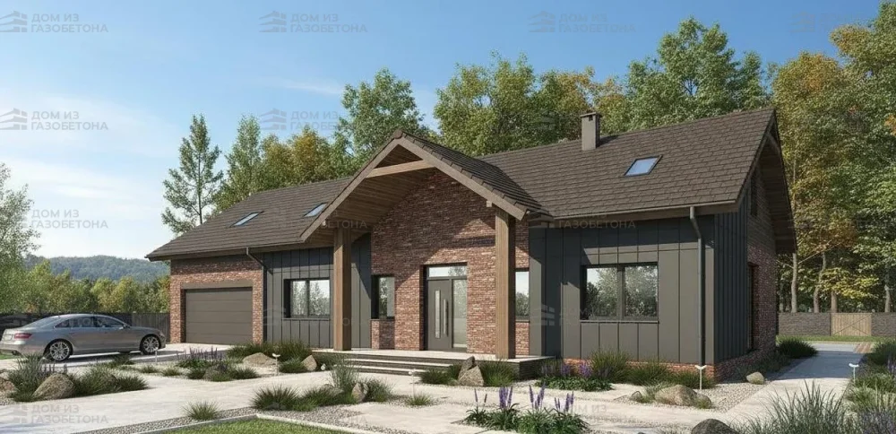 Проект Двухэтажный дом 22 на 12, 286 м2