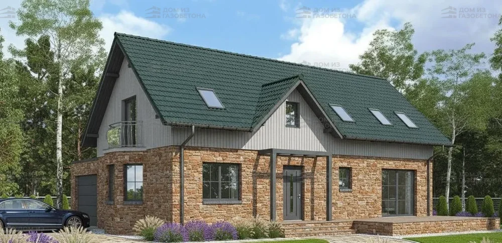 Проект Двухэтажный дом 17 на 9, 199 м2