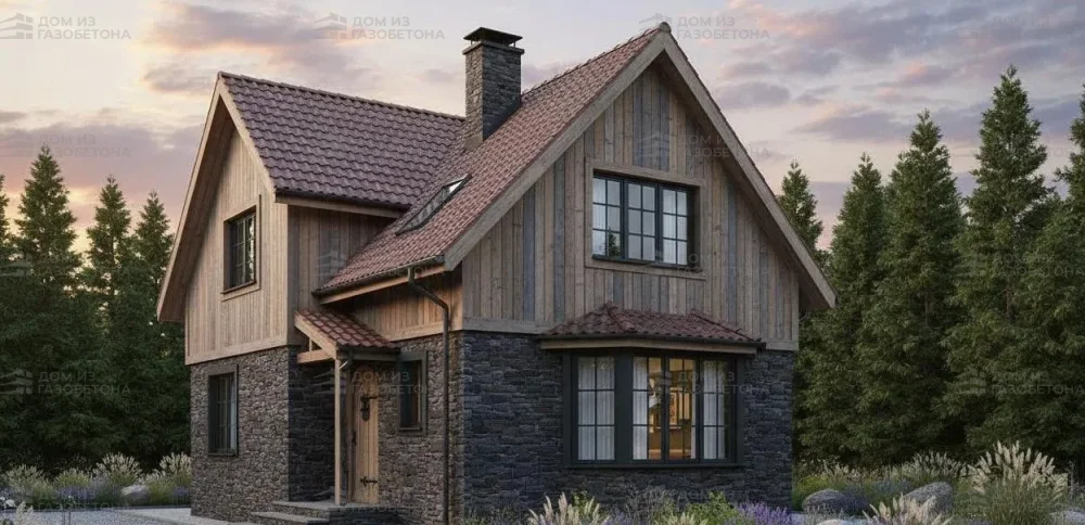 Проект Двухэтажный дом 9 на 13, 122 м2